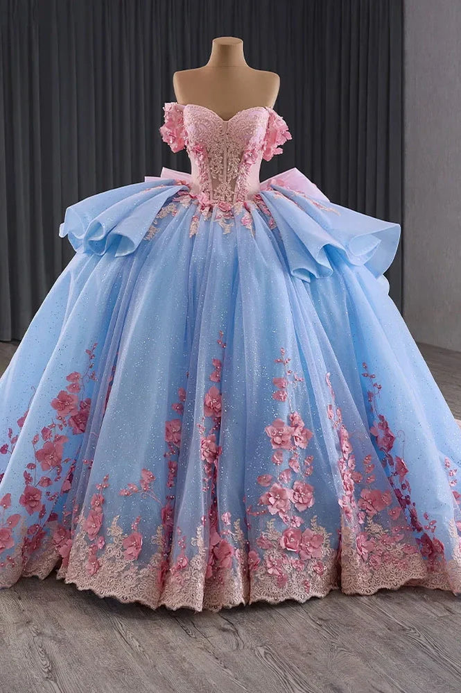 women quince dresses Fuchsia Sleeveless Sequin Quinceanera Dress Fuchsia / 6 Off Shoulder Color Yifanier V-Neck Off Shoulder Lace
