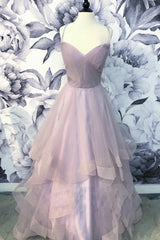 Sweetheart Prom Dress Tulle Long Evening Dress