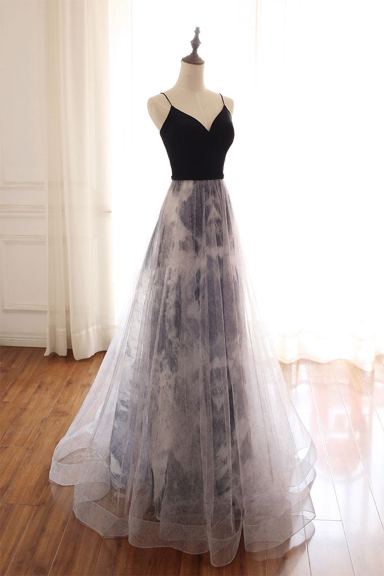 Sweetheart Tulle Long Formal Evening Dress