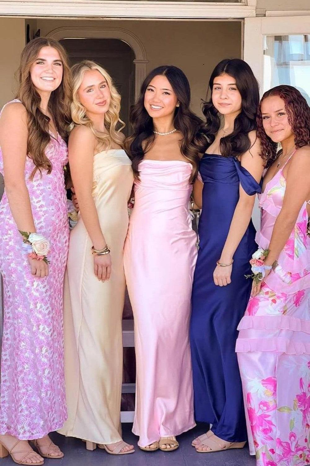Dressystars Trendy Sheath Off The Shoulder Lilac Prom Dress With Ruched Formal Evening Gown
