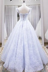 Tulle Prom Dress Lace Long Evening Dress