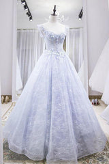 Tulle Prom Dress Lace Long Evening Dress