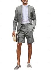 Two-Button Single Breasted Tailored Fit Wedding Suit For Men