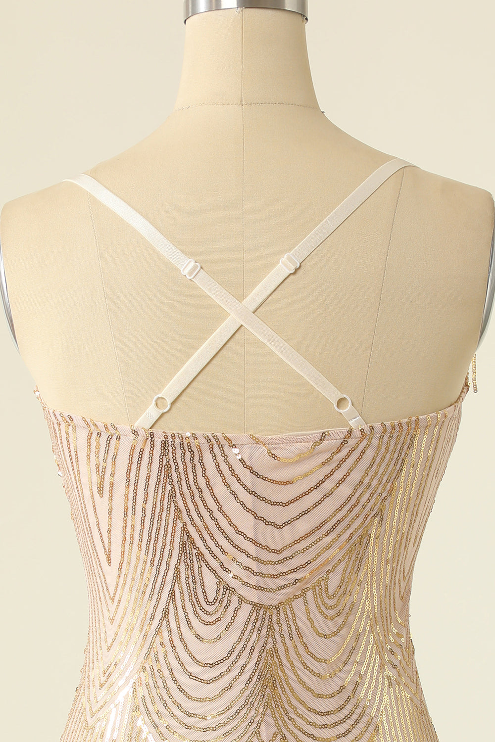 V-Neck Fuchsia Homecoming Dresses Cocktail Dresses With Fringes