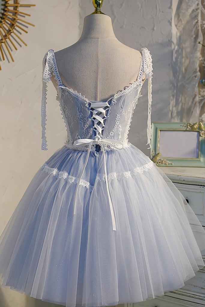 V neck Homecoming Dress Lace Light tulle Style A LineShort Party Cockt Dressystars V neck Homecoming Dress Lace Light tulle Style A LineShort Party Cockt Dressystars