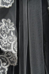 White Lace Wedding Veil